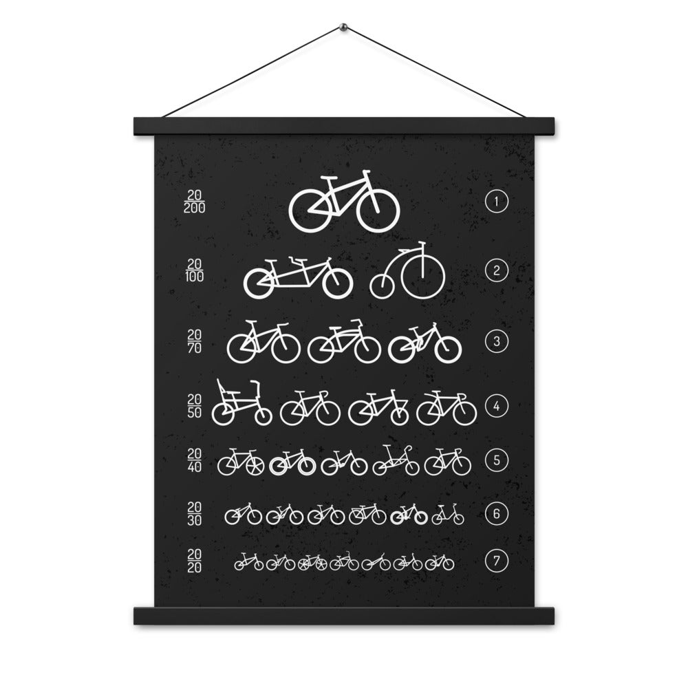 Eye Test Chart for Cyclists