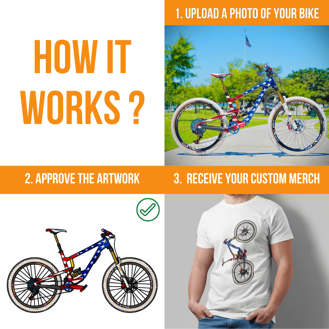 My Bike's Artwork V2 | Personalized Tee