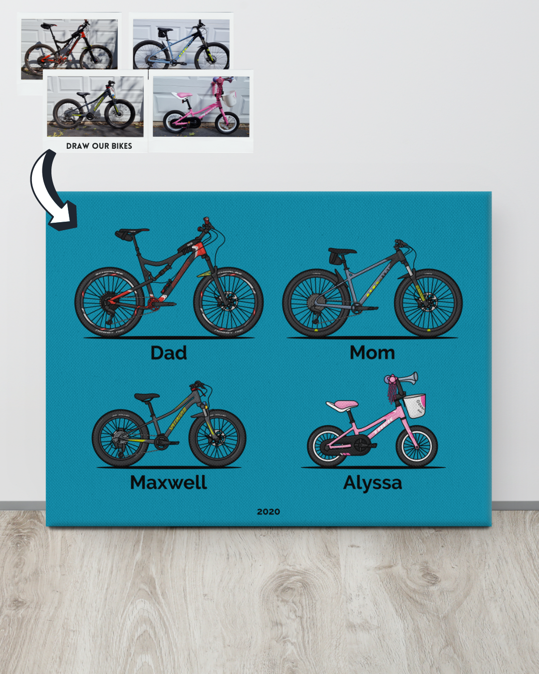Custom 4 Bike Artwork