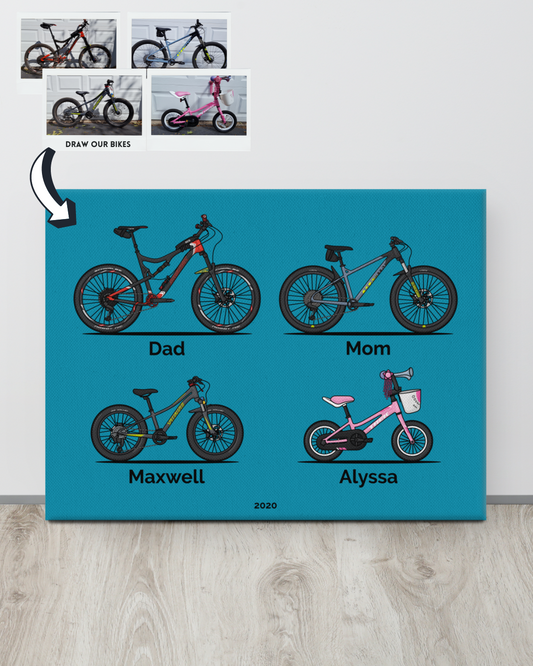 Draw My Bikes (4) | Personalized Print