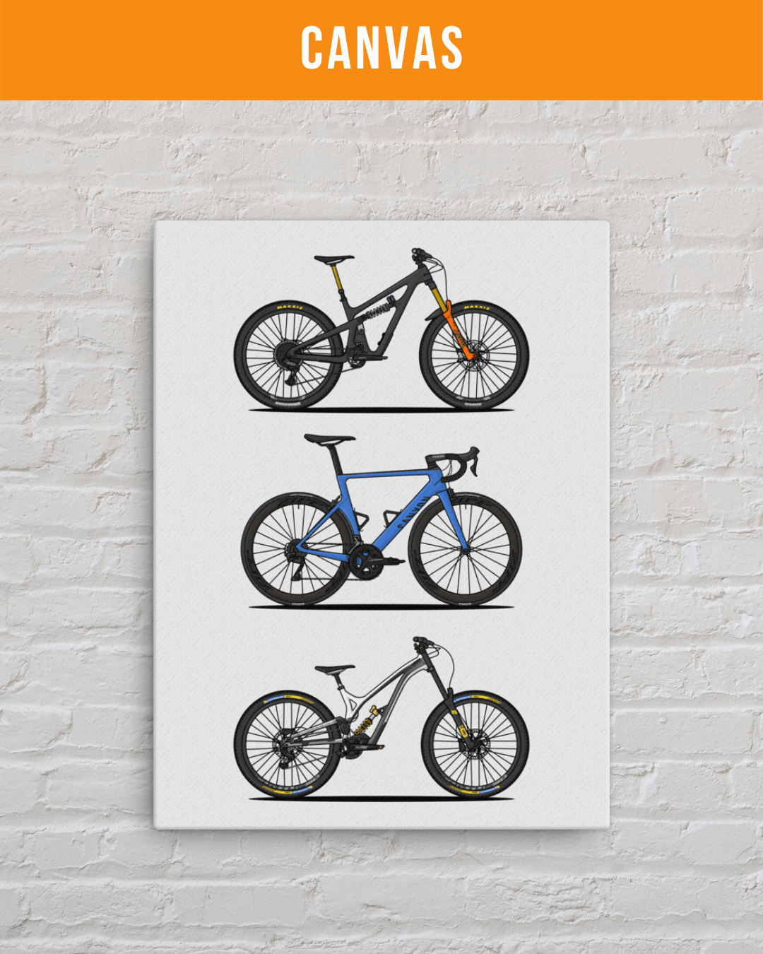 Draw My Bikes (3) | Personalized Print