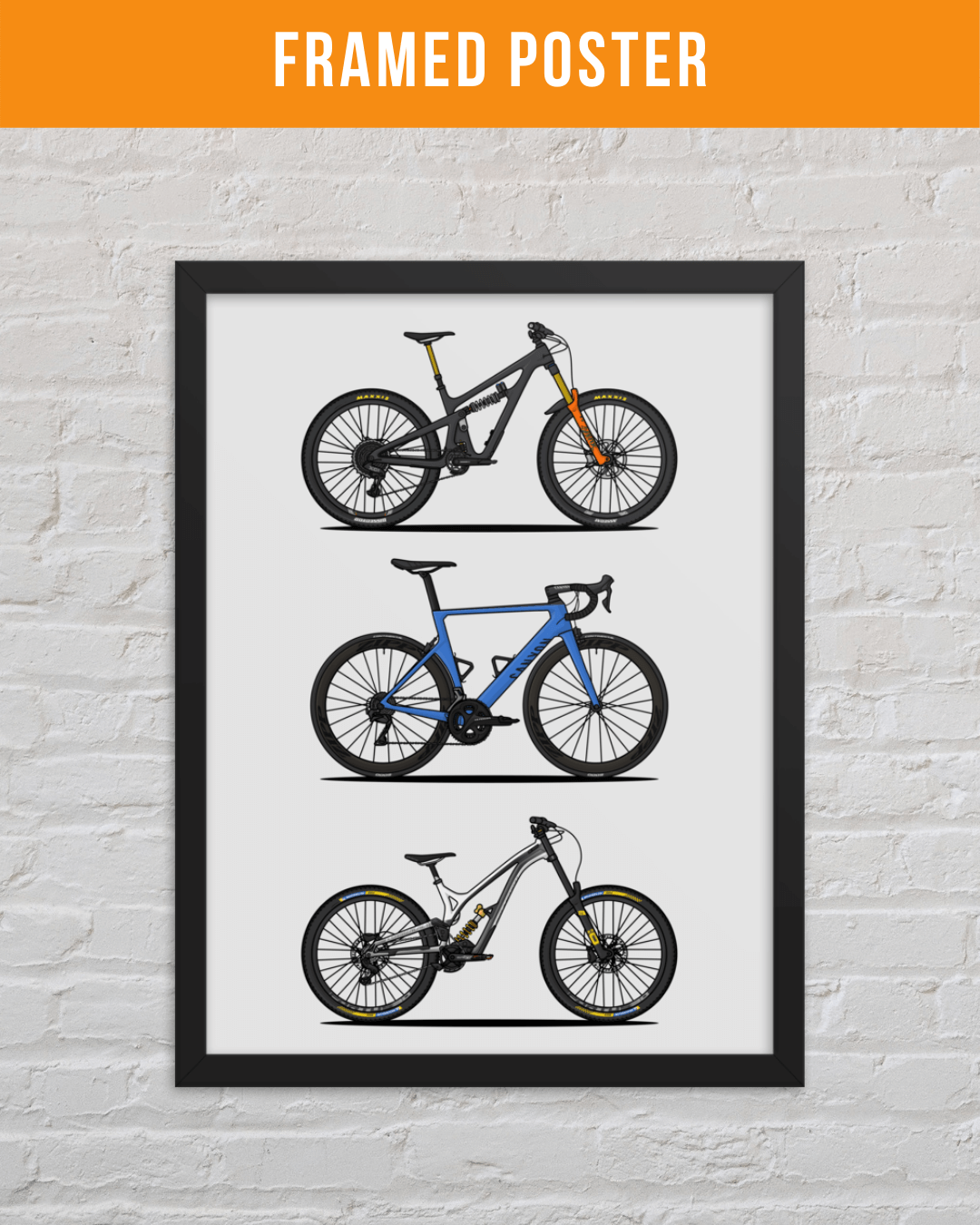 Draw My Bikes (3) | Personalized Print