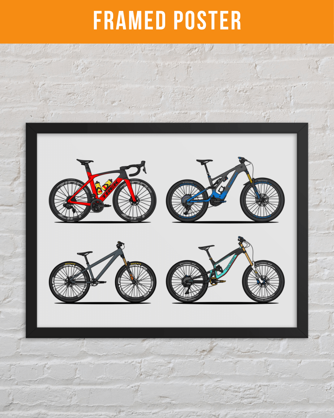 Custom 4 Bike Artwork