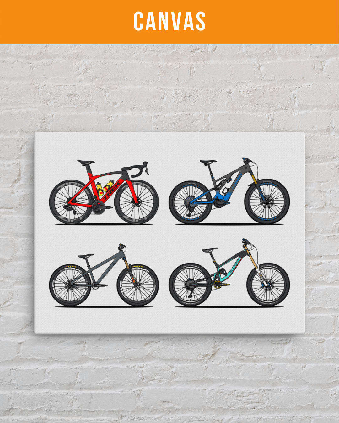 Custom 4 Bike Artwork