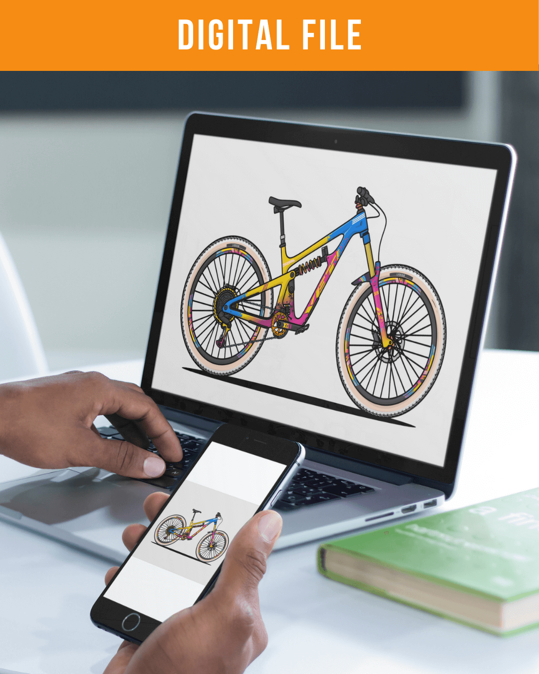 Draw My Bike™ | Personalized Print