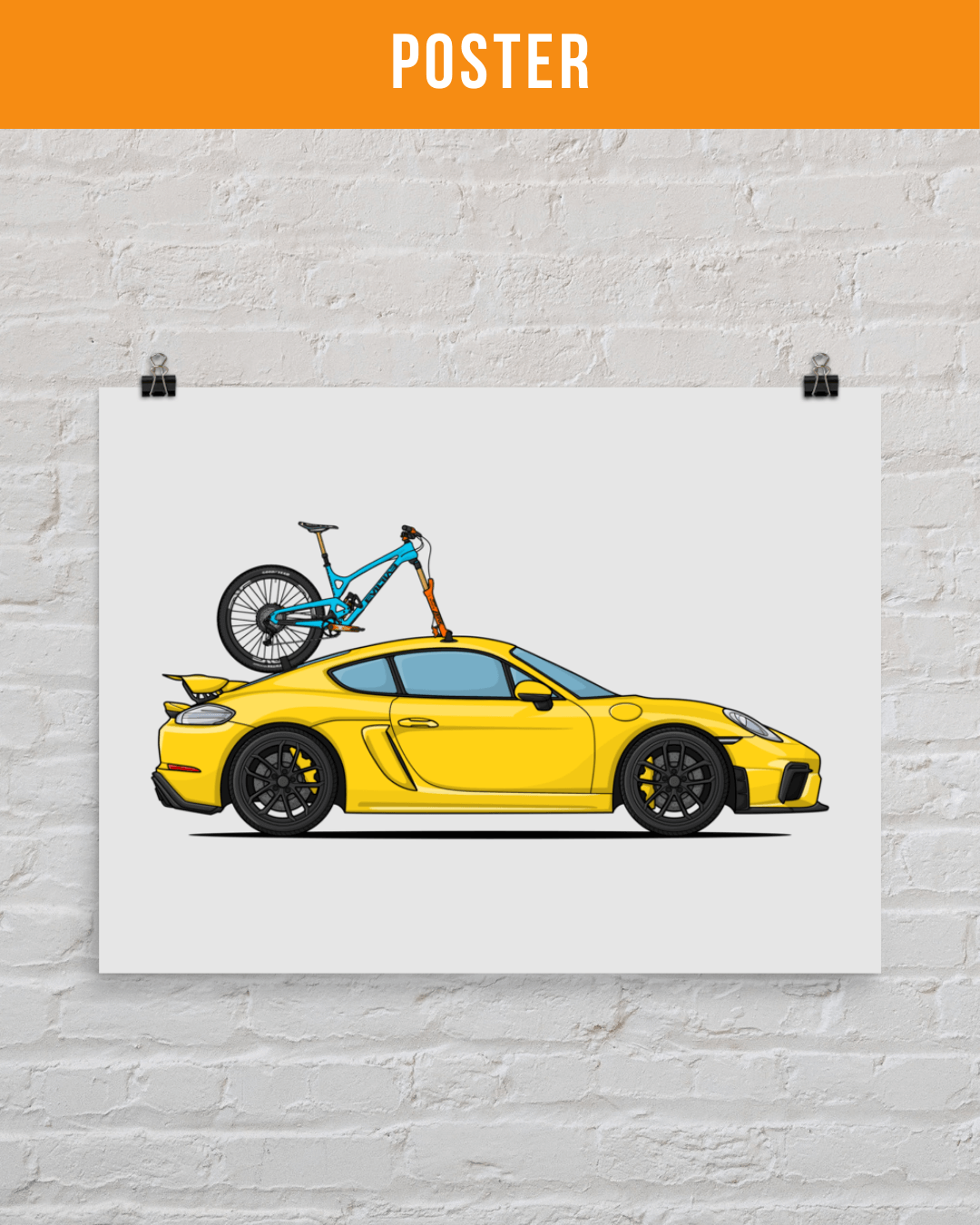 Custom Bike + Car Artwork