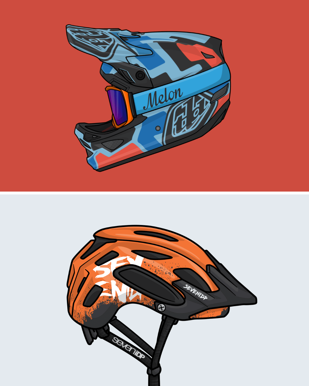 Custom Helmet Artwork | Personalized Print