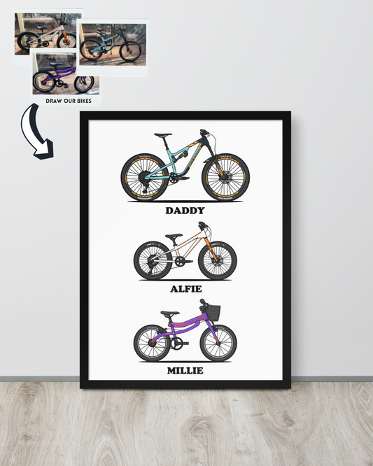 Custom 3 Bike Artwork