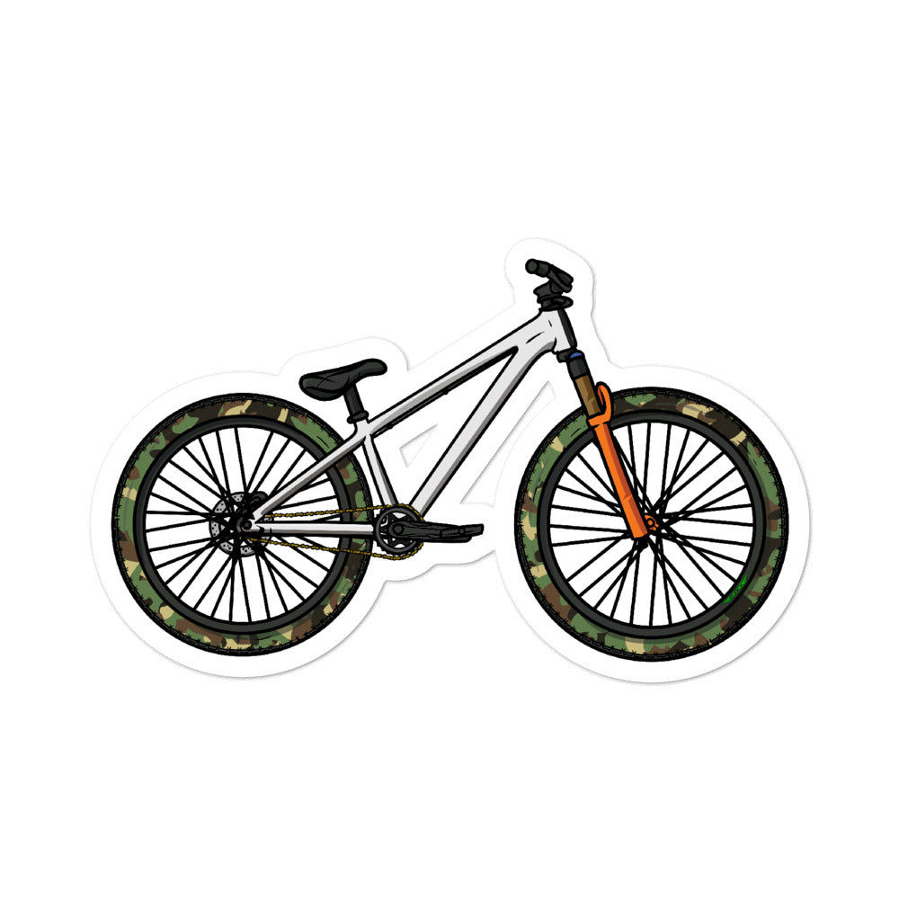Raw | Dirt Jump MTB Sticker