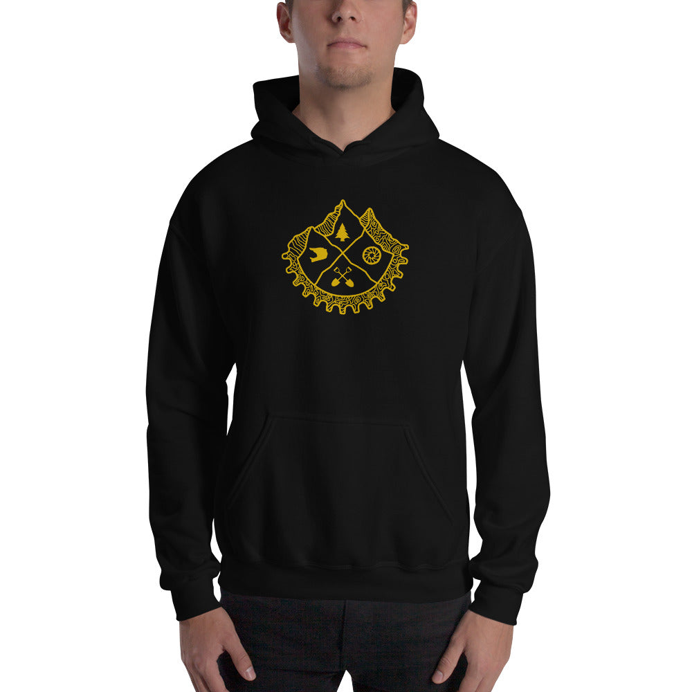 Mountain Chainring Logo | Regular MTB Hoodie