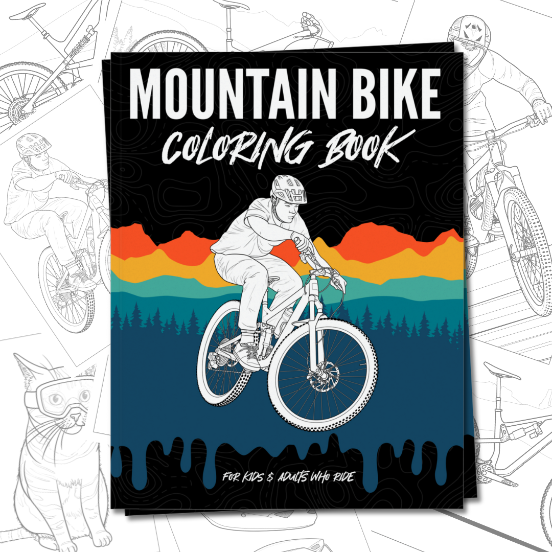 Mountain Bike Coloring Book | V2.1 | Printable | 32 Pages