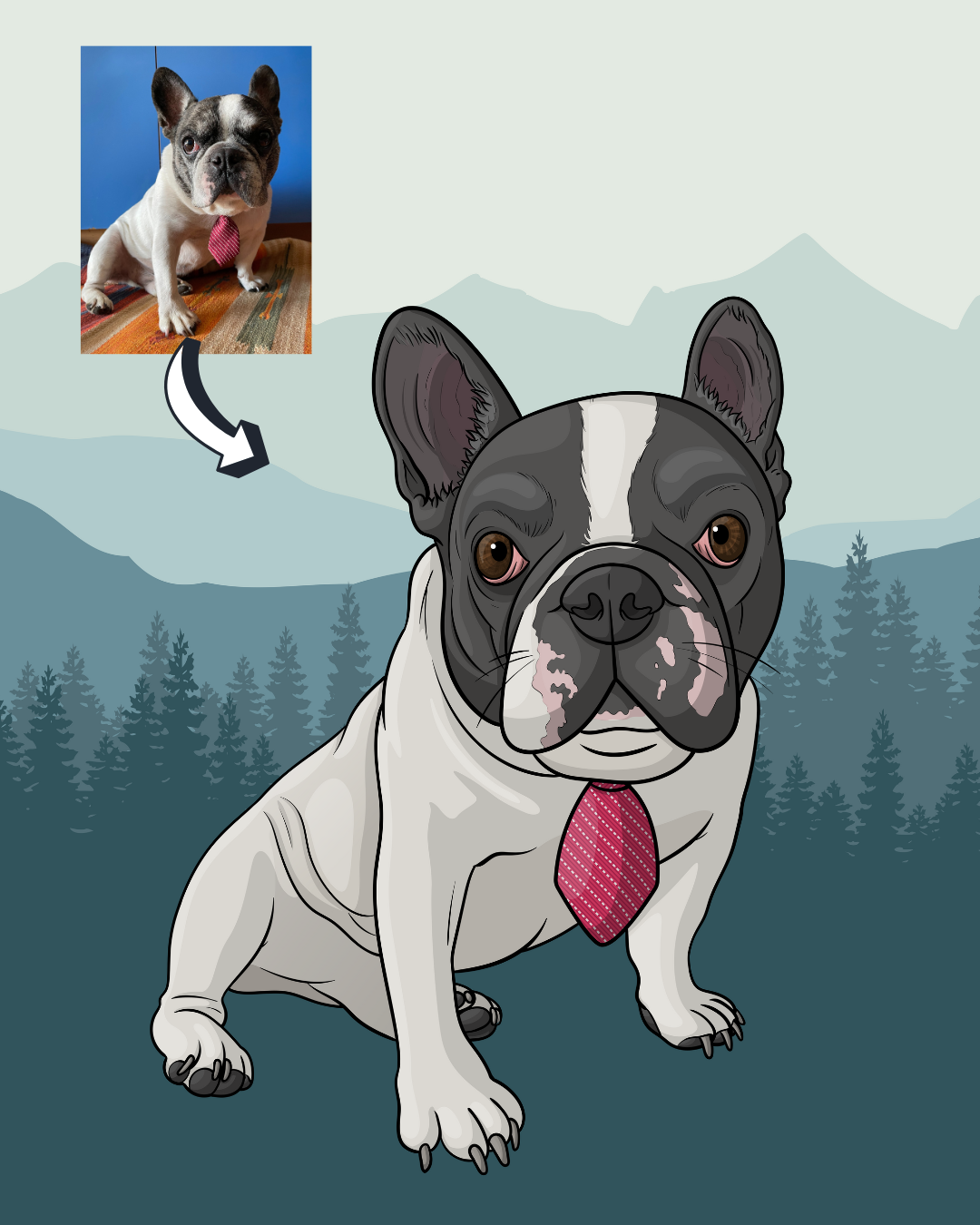 Custom Pet Portrait Artwork