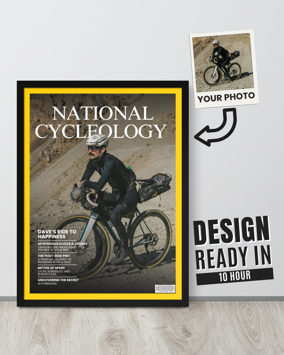 Custom Cycling Magazine Parody Print Cover