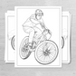 Mountain Bike Coloring Book | V2.1 | Printable | 32 Pages