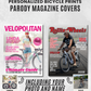 Custom Cycling Magazine Parody Print Cover