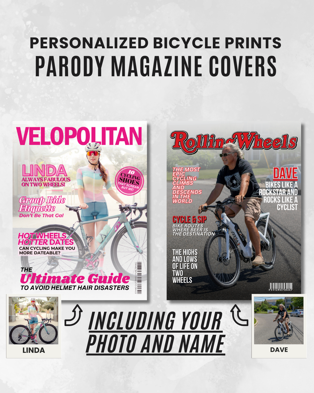 Custom Cycling Magazine Parody Print Cover