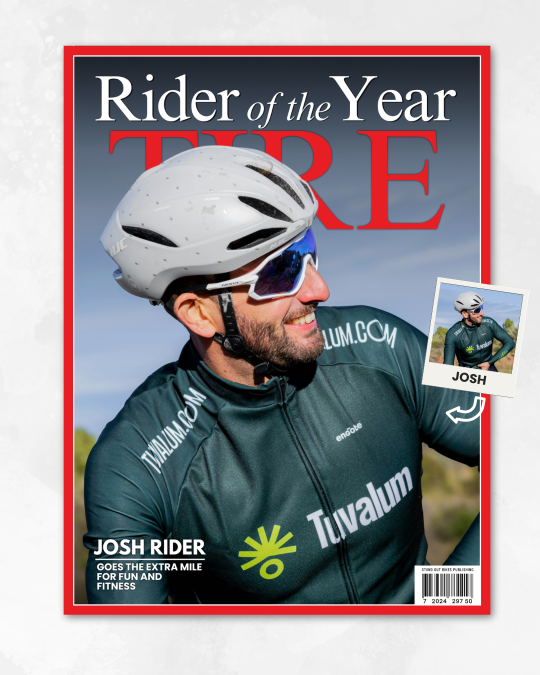 Custom Cycling Magazine Parody Print Cover