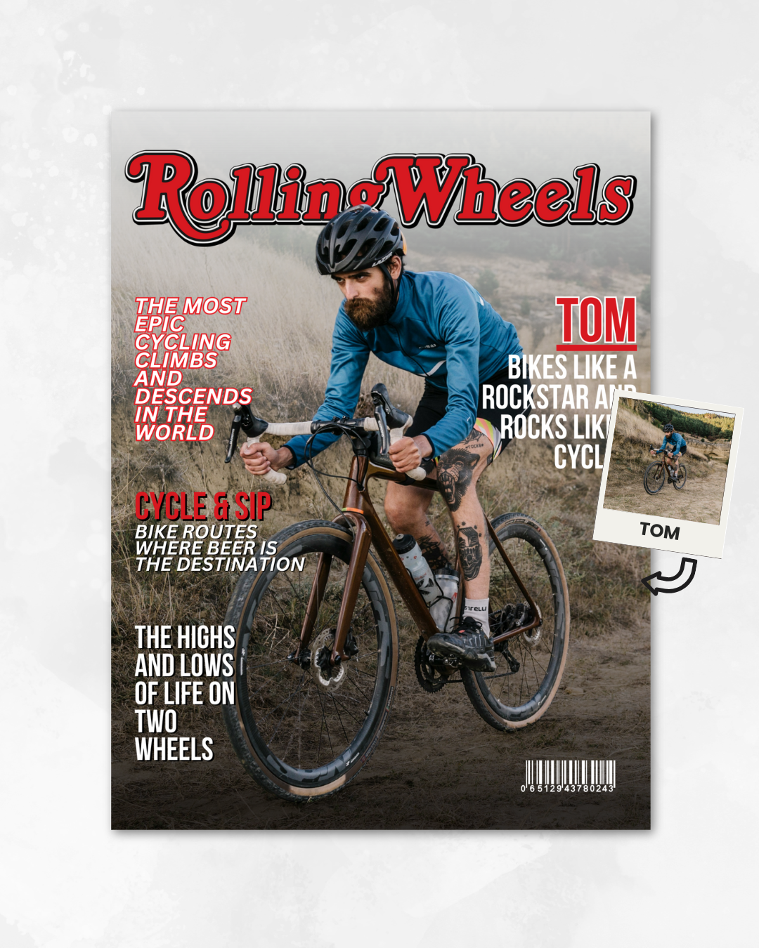 Custom Cycling Magazine Parody Print Cover