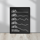 Ride Bikes Be Happy Poster