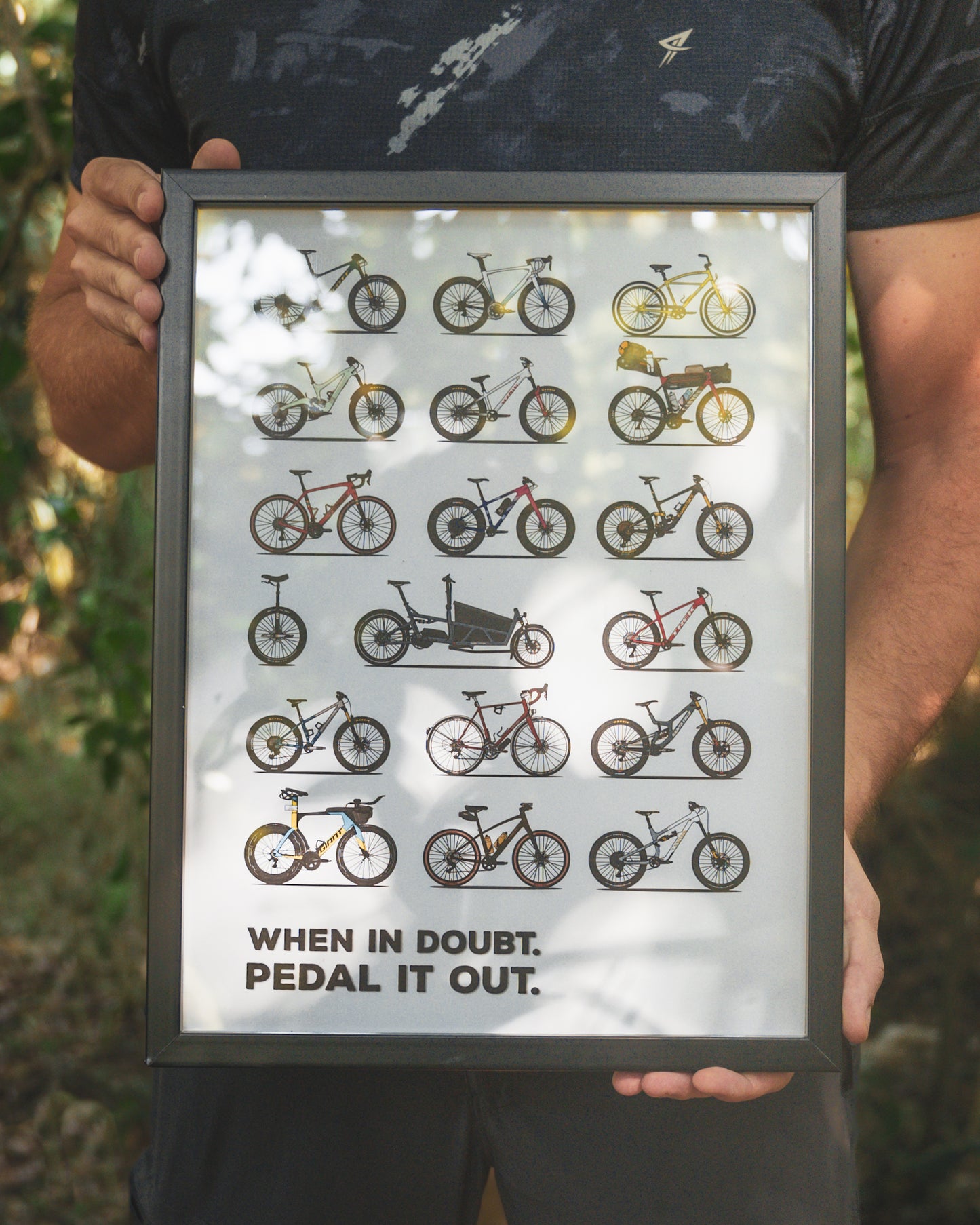 Pedal it out. Print