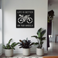Custom Bikepacking Metal Sign: Adventure Cycling Wall Art