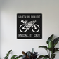 Custom Bikepacking Metal Sign: Adventure Cycling Wall Art