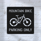 Personalized Mountain Bike Metal Sign: Custom Cycling Art