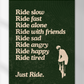 Just Ride Print