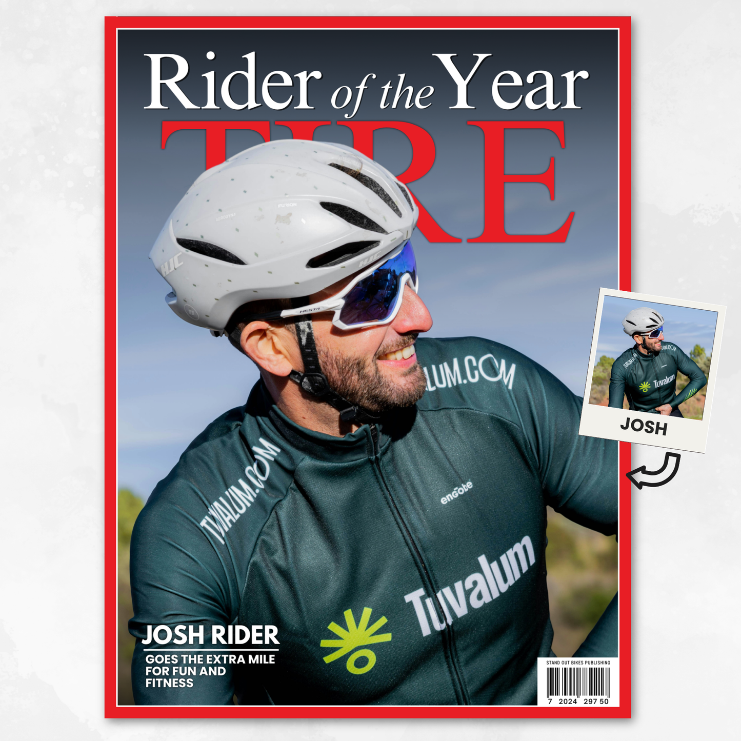 Custom Cycling Magazine Parody Print Cover