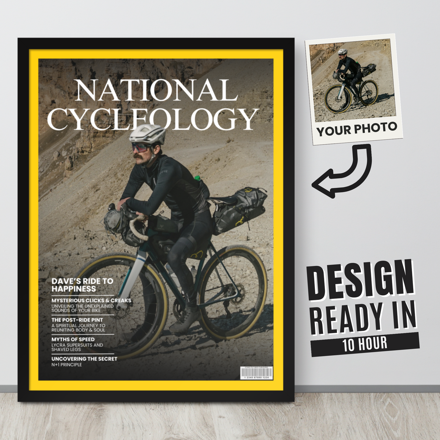 Custom Cycling Magazine Parody Print Cover