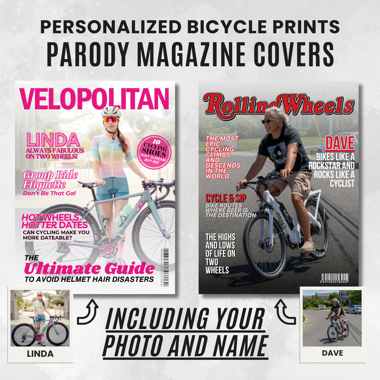 Custom Cycling Magazine Parody Print Cover