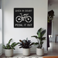 Personalized Gravel Bike Metal Wall Art: Custom Cycling Sign