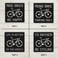 Personalized Road Bike Metal Sign: Custom Cycling Art, Bike Shop Decor