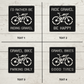 Personalized Gravel Bike Metal Wall Art: Custom Cycling Sign