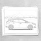 Mountain Bikes & Cars Coloring Book | V3 | Printable | 40 Pages