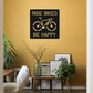 Personalized Road Bike Metal Sign: Custom Cycling Art, Bike Shop Decor