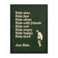Just Ride Print