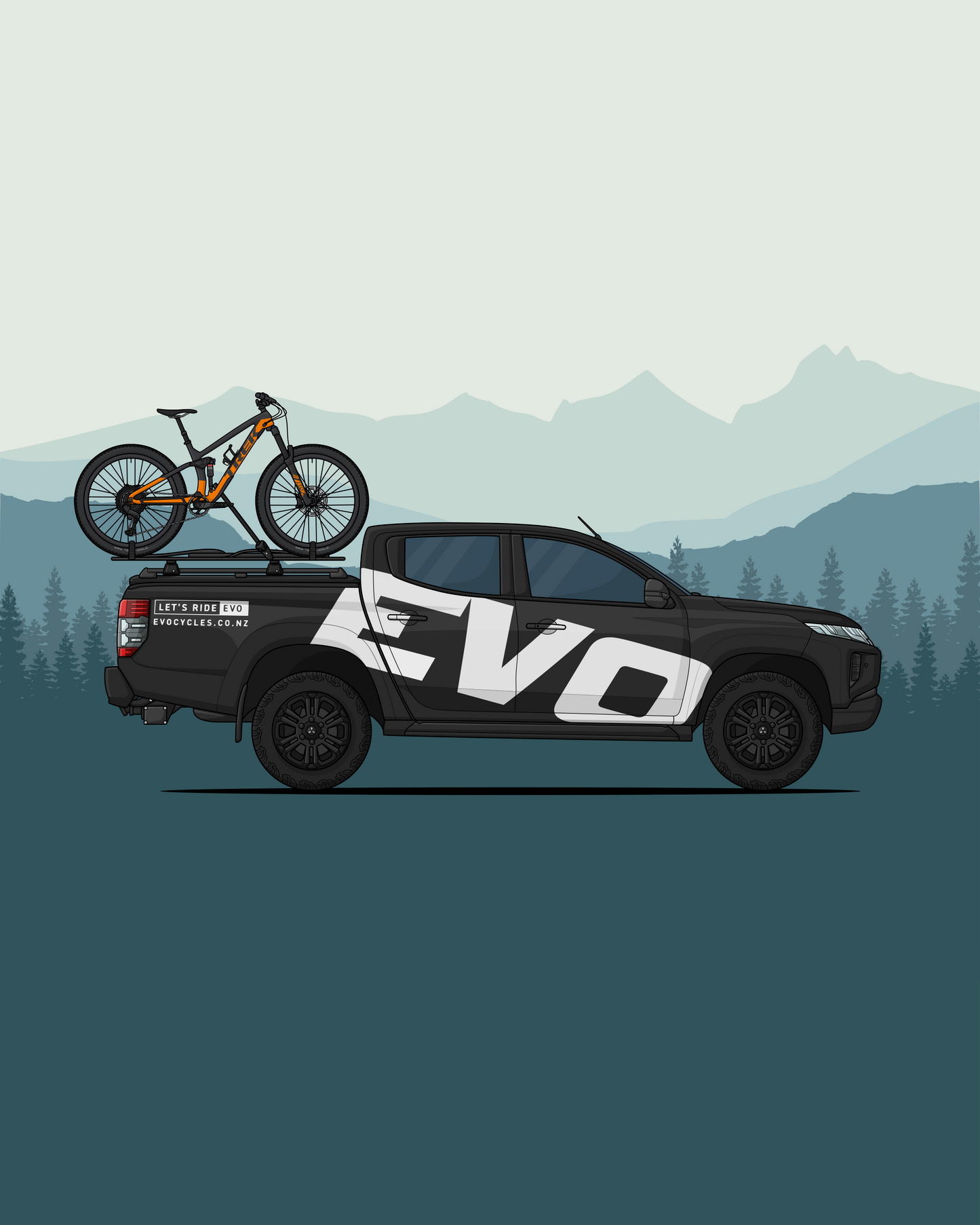 Custom Bike + Car Artwork