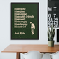 Just Ride Print