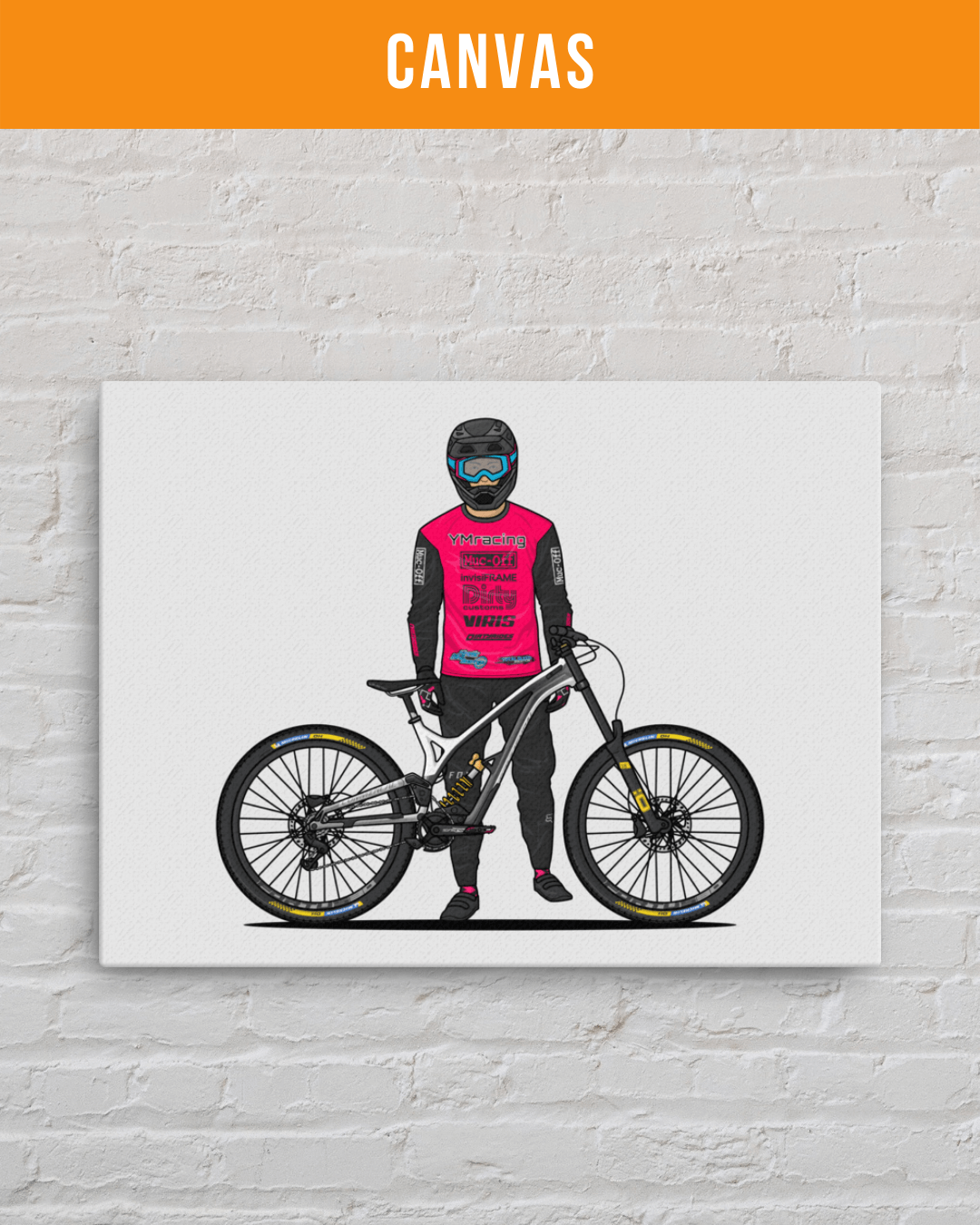 Custom top bike stand