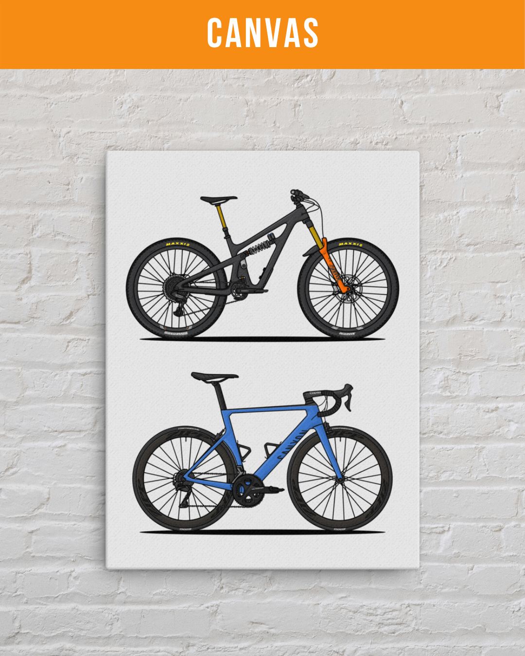 Draw My Bikes 2 Personalized Print Stand Out Bikes