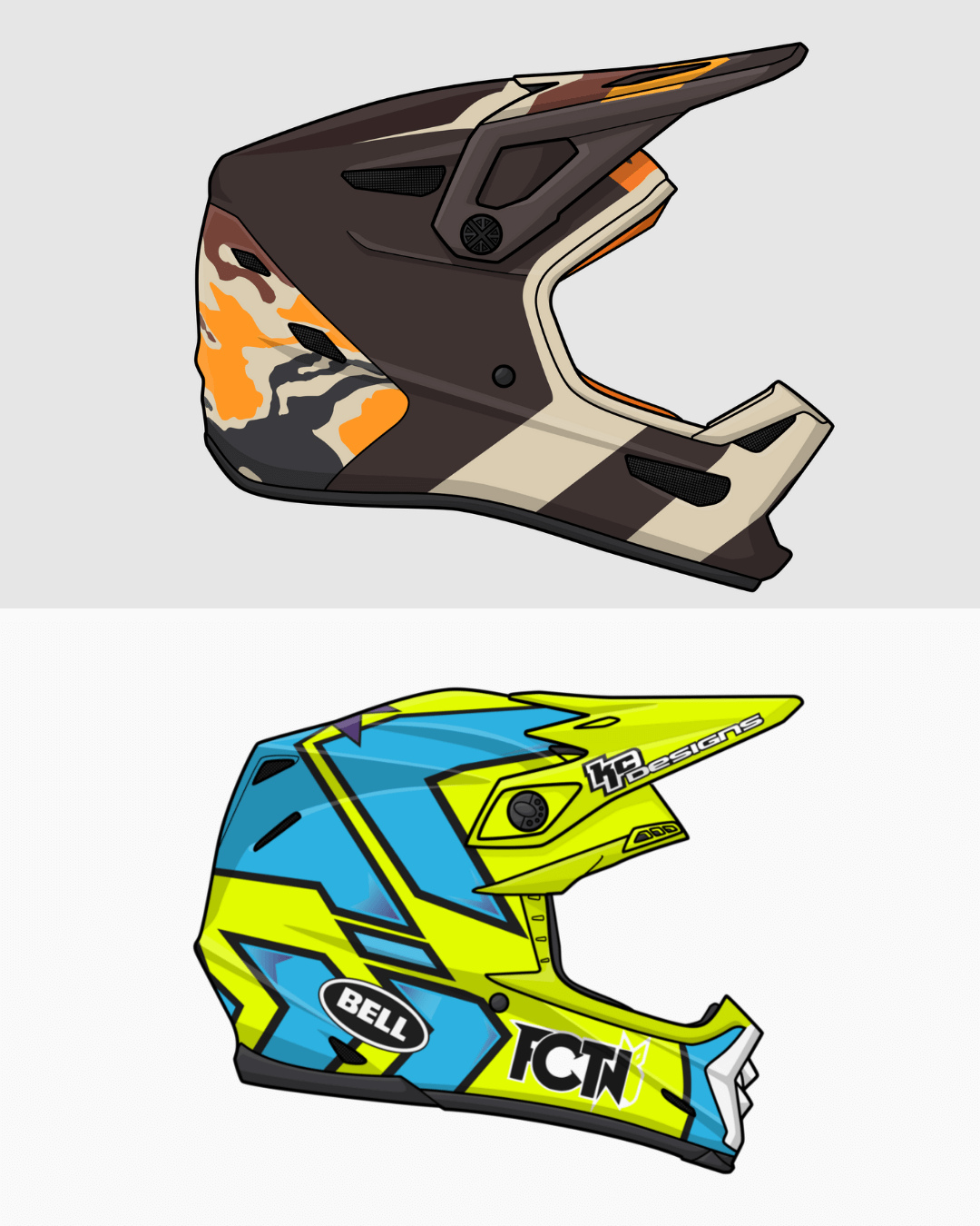 Custom Helmet Artwork | Personalized Print