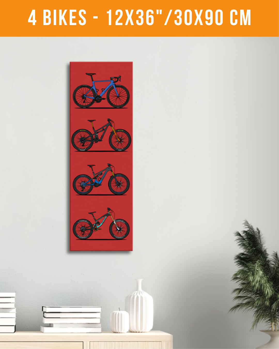 Draw My Bikes (3-5) | Personalized Canvas