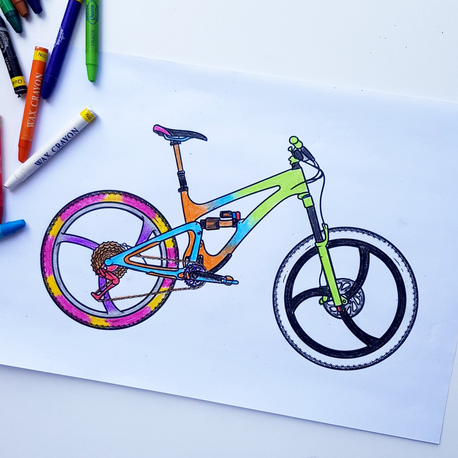 Buy Kids Bike/bicycle Line Drawing/illustration SVG Digital File Download  Online in India - Etsy