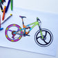 Mountain Bikes | 25-Page Coloring Book | Digital Download