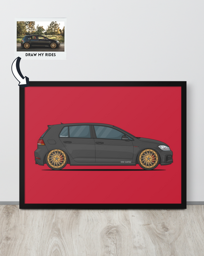 Custom Car Artwork | Personalized Print